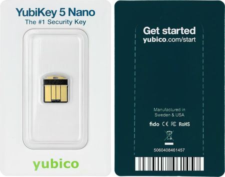 Yubico YubiKey 5 Nano - Opinie i ceny na Ceneo.pl