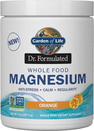 Garden Of Life Dr. Formulated Whole Food Magnez Pomarańczowy 197G