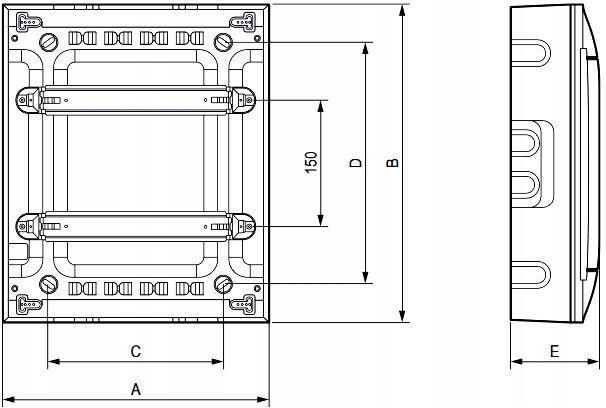 Legrand Rozdzielnica Naścienna 1X22 Modułów Drzwi Dymne 137435 - zdjęcie 5 Legrand Rozdzielnica Naścienna 1X22 Modułów Drzwi Dymne 137435