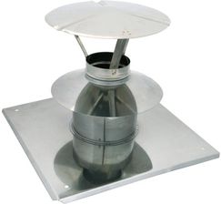 Zdjęcie Spiroflex Wywiewka Z Płytą Dachową 80/125Mm Biała - Warszawa