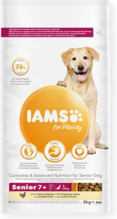 IAMS for Vitality Senior Large Breed Fresh Chicken 3kg