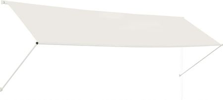 Markiza zwijana, 400 x 150 cm, kremowa