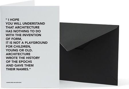 Cinqpoints Kartka Z Kopertą Architects Quotes Playground