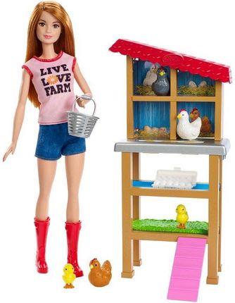 Barbie Kariera Opiekunka Kurcząt i piskląt FXP15