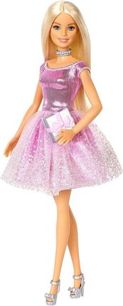 Barbie Lalka urodzinowa z prezentem GDJ36