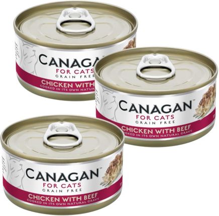 Canagan For Cats Chicken With Beef 12x75G