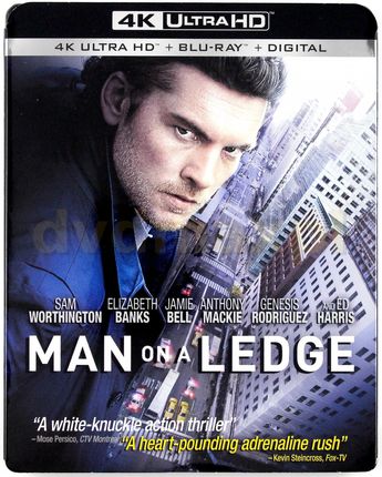 Man on a Ledge (Człowiek na krawędzi) [Blu-Ray 4K]+[Blu-Ray]