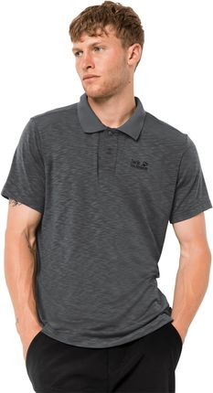 Jack Wolfskin Koszulka TRAVEL POLO MEN dark iron - Ceny i opinie T-shirty i koszulki męskie LEHP Jack Wolfskin Koszulka TRAVEL POLO MEN dark iron - Ceny i opinie T-shirty i koszulki męskie LEHP