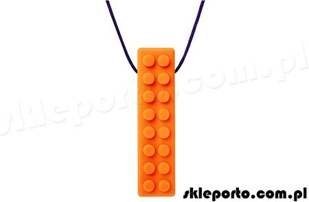 Ark Gryzak Logopedyczny Brick Stick Naszyjnik W Kształcie Klocka Lego Twardy