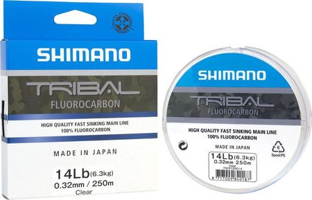 Shimano Żyłka Tribal Carp Fluorocarbon Power Line 250m 16lb Clear (TRCFC25016)