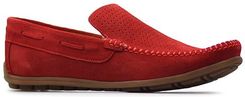 Zdjęcie Mokasyny Pan 1278P Czerwone zamsz - Drobin