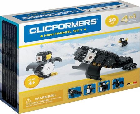 Clicformers Arktyczne Zwierzęta 4W1 30El. 8004004