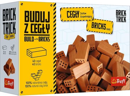 Trefl Brick Trick buduj z cegły Refil Cegły Pełne 40El. 61553