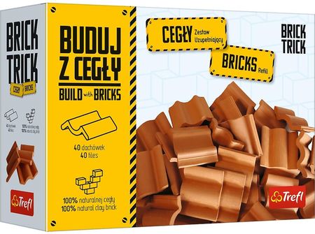 Trefl Brick Trick buduj z cegły Refil Cegły Dachówki 40El. 61555