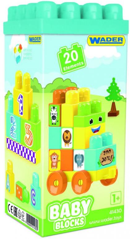 Wader Baby Blocks 20El. - ceny i opinie - Ceneo.pl