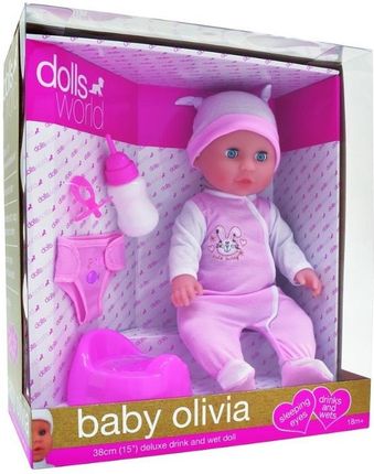 Dolls World Lalka Bobas Baby Olivia 38Cm