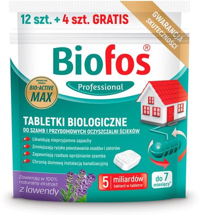 Biofos Tabletki Biologiczne Do Szamba 12 Szt 4 Szt (In012)