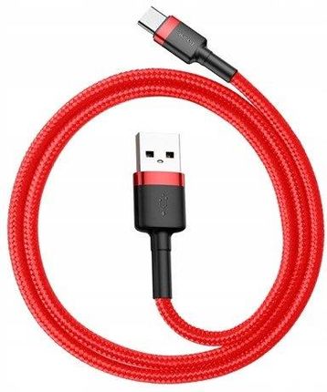 Baseus Kabel Kevlar Usb Type C 3A, 0, 5M Czerwony - zdjęcie 4