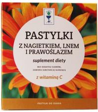 Zdjęcie Planta-Lek Planta Lek Pastylki Z Nagietkiem Lnem I Prawoślazem Bez Dodatku Cukru 80G - Warszawa