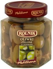 Zdjęcie Rolnik Oliwki Zielone Z Czosnkiem 314Ml - Dobczyce
