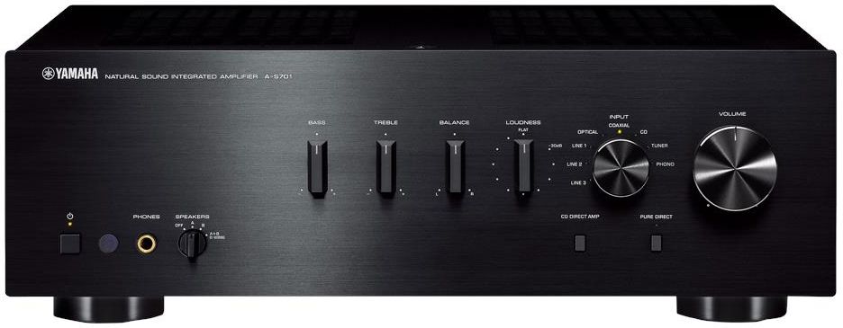 Yamaha A-S701 Czarny + Indiana Line Tesi 561 Jasny Orzech - zdjęcie 3 Yamaha A-S701 Czarny + Indiana Line Tesi 561 Jasny Orzech