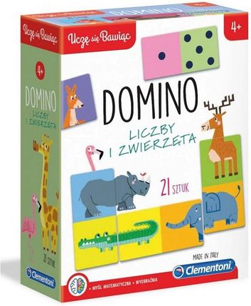Clementoni Domino Liczby i Zwierzęta