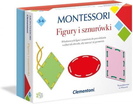 Clementoni Montessori Figury I Sznurki 
