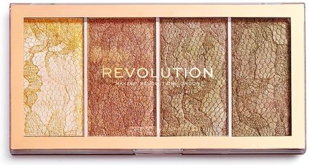 Makeup Revolution Vintage Lace Highlighter Palette Paleta Rozświetlaczy