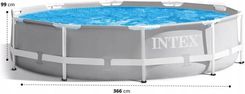 Basen Intex Prism Frame 366x99cm 26716