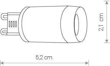 G9 LED BULB LENS 3000K 9173 Nowodvorski