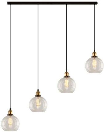 Design New York Altavola Industrialna Szklany Zwis Kule Balls Loft Przezroczyste (La035Cl4)