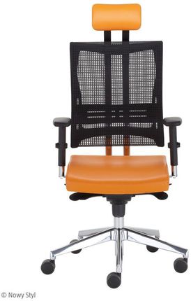 Nowy Styl Krzesło Biurowe Motion Hru R15K Steel33 Chrome Z Mechanizmem Epron Syncron I Regulacją Głębokości Siedziska