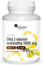 Zdjęcie Medicaline Aliness Olej z nasion wiesiołka 9% 1000mg 90 kaps - Elbląg