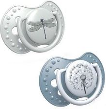 Zdjęcie LOVI SMOCZEK SILIKONOWY DYNAMICZNY 3-6M 2 SZT BOTANIC BOY (22/870) - Parczew