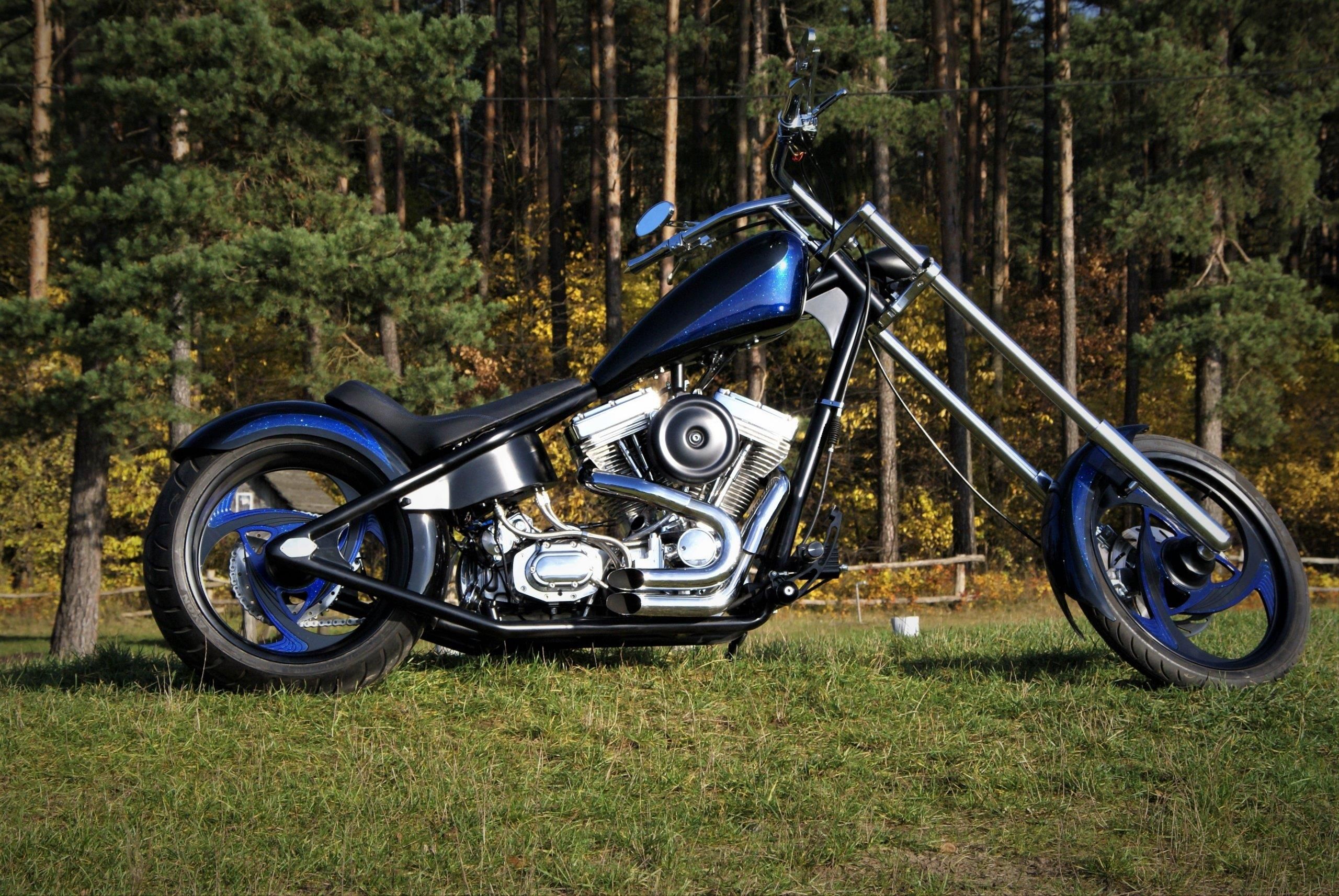 CHOPPER BUILDER」 RUDEBLACK 34×34 Custom Chopper, nie Harley, Big