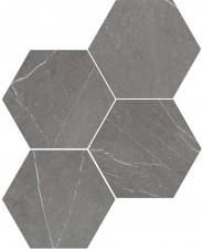 Wow Petra Hexagon Charcoal 20X23 