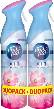 Procter&Gamble Ambi Pur Flowers & Spring Odświeżacz Powietrza W Sprayu 2X300 Ml (66549)