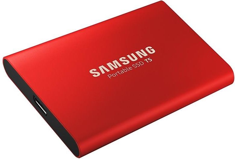 Dysk zewnętrzny Samsung T5 500GB Czerwony (MU-PA500R/EU