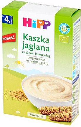 Hipp Kaszka Jaglana Bezmleczna Ryż I Kukurydza Po 4 Miesiącu 200G