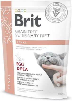 Brit Veterinary Diet Renal Egg&Pea 400G