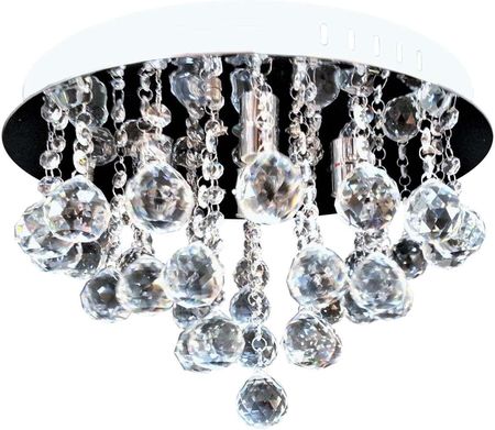 Inne Plafon Ven Pe 1437440 Okrągła Z Kryształkami Glamour Crystal Chrom Przezroczysta Almonte (Venpe1437440)