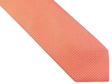 Różowy krawat w kratkę D162