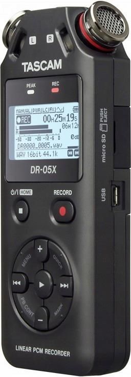 Tascam Dr 05X Rejestrator Cyfrowy - zdjęcie 1 Tascam Dr 05X Rejestrator Cyfrowy