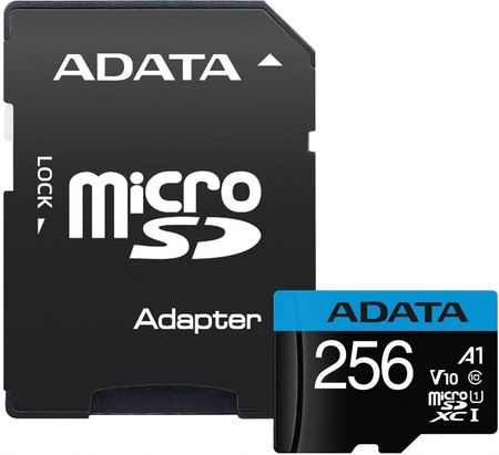 Adata microSDXC 256GB Premier UHS1 A1 Class10 (AUSDX256GUICL10A1RA1)