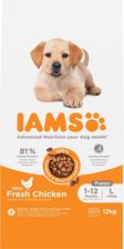 IAMS Advanced Nutrition dla szczeniąt ras dużych ze świeżym kurczakiem 12kg