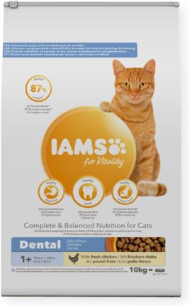 IAMS for Vitality Dental Adult/Senior Fresh Chicken 10kg