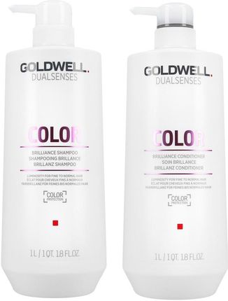 GOLDWELL DUALSENSES Color Brilliance szampon 1000ml + odżywka 1000ml