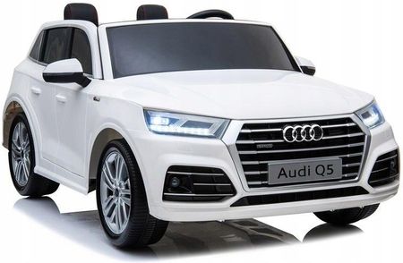Leantoys Pojazd Na Akumulator Nowe Audi Q5 2-Osobowe Białe