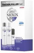 Nioxin 3D System 6 szampon oczyszczający 150ml + odżywka rewitalizująca 150ml + kuracja zagęszczająca 50ml
