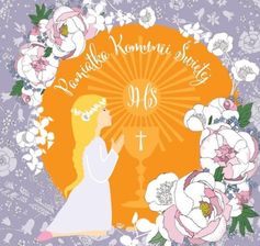 Zdjęcie Karnet Swarovski kwadrat CL102_SG Komunia - - Świdnik